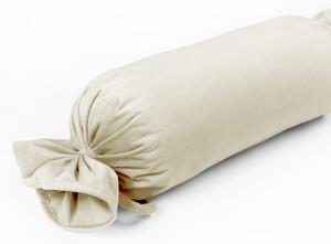 Biante Sametový polštář válec bonbon Velvet Premium SVP-003 Smetanový 15x40 cm