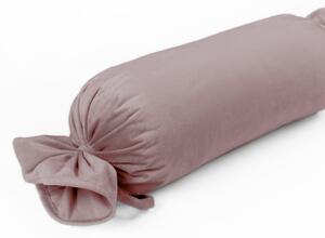 Biante Sametový polštář válec bonbon Velvet Premium SVP-002 Starorůžový 15x40 cm