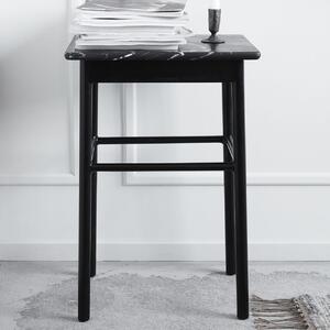 HOUSE DOCTOR Černý odkládací stolek Regance 40 cm × 30 cm × 60 cm