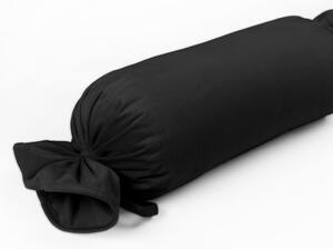 Biante Sametový polštář válec bonbon Velvet Premium SVP-014 Černozelený 15x40 cm