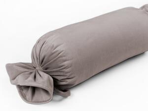 Biante Sametový polštář válec bonbon Velvet Premium SVP-015 Latte 15x40 cm
