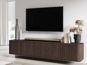 Závěsný TV stolek Trenza 220 cm - Ořech