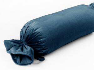 Biante Sametový polštář válec bonbon Velvet Premium SVP-028 Petrolejově modrý 15x40 cm