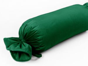 Biante Sametový polštář válec bonbon Velvet Premium SVP-032 Zelený 15x40 cm