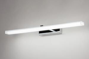 LED osvětlení zrcadla Liott Cromo 60 (Kvalitní luxusní chromované LED světlo nad zrcadlo do koupelny)