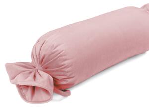 Biante Sametový polštář válec bonbon Velvet Premium SVP-033 Starorůžový 15x40 cm