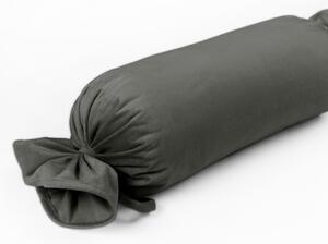 Biante Sametový polštář válec bonbon Velvet Premium SVP-021 Tmavě šedozelený 15x40 cm