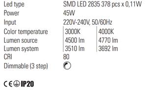 Moderní závěsné LED svítidlo RADIUS 01-1742
