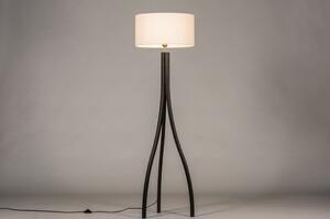Stojací designová lampa Arbon White and Black Wood (LMD)