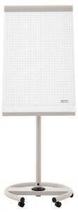 Flipchart Magnetoplan De Luxe 68 x 97 cm, mobilní, šedá / bílá