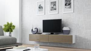 Cama Televizní stolek VIGO 180 Barva: černá/bílá