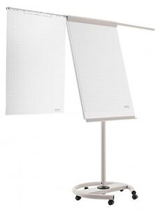 Flipchart Magnetoplan De Luxe 68 x 97 cm, mobilní, šedá / bílá