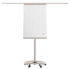 Flipchart Magnetoplan De Luxe 68 x 97 cm, mobilní, šedá / bílá