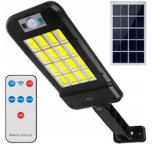 Zaparkorun Bezdrátová solární pouliční LED lampa HS-8013 se senzorem pohybu