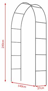 FurniGO Konstrukce na popínavé rostliny – 240x140x37cm