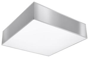 Stropní svítidlo Horus, 1x šedé plastové stínítko, (bílý plast), (35 cm)