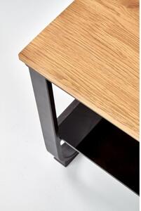 Konferenční stolek Artiga, Dub zlatý / černá