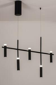 Závěsné designové LED svítidlo Milenium Black 5 (Greyhound)