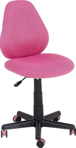 OTOČNÁ ŽIDLE PRO MLADÉ, síťovina, černá, pink Xora - Dětské otočné židle