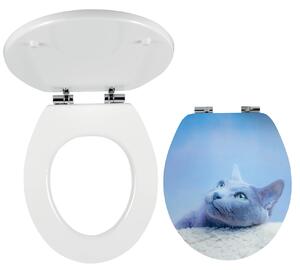 Novaservis WC sedátko, MDF s potiskem, panty kov-chrom