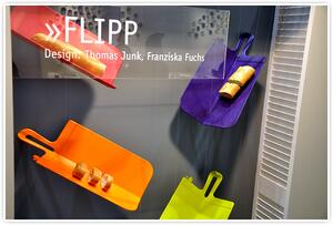 SNAP L / FLIPP kuchyňské prkénko KOZIOL (barva-BÍLÁ)