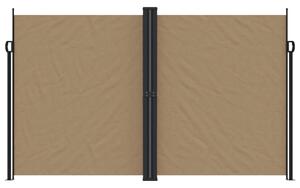 Zatahovací boční markýza taupe 200 x 1 200 cm