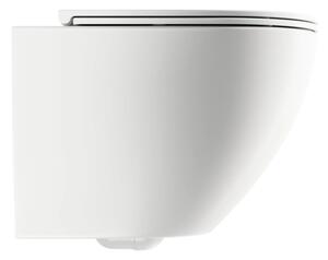 OMNIRES OTTAWAMWBM - Závěsné WC s prkénkem SoftClose OTTAWA keramika/matná bílá