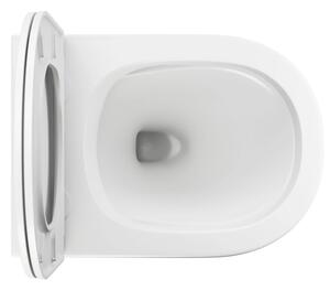 OMNIRES OTTAWAMWBM - Závěsné WC s prkénkem SoftClose OTTAWA keramika/matná bílá
