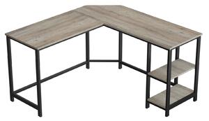 VASAGLE PC stůl rohový industriální 138 x 138 cm