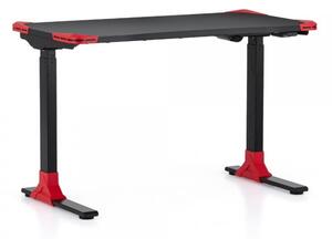 Výškově nastavitelný stůl OfficeTech Game, 120 × 60 cm