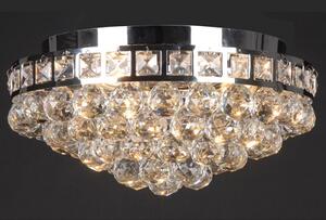 Stropní lampa s krystaly – 40x20 cm