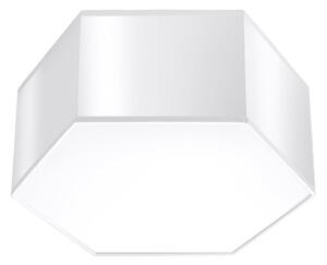 Stropní svítidlo Sunde 1, 1x bílé plastové stínítko, (bílý plast)