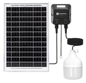 Aigostar - LED Solární lustr LED/70W/12V 6000 mAh 6500K pr. 12 cm