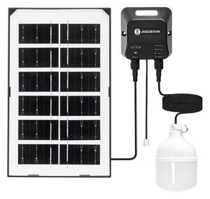 Aigostar - LED Solární lustr LED/35W/12V 3000 mAh 6500K pr. 10 cm