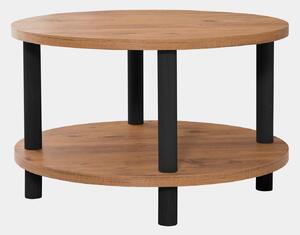 Konferenční stolek Robin (Černá + Borovice atlantic). 1072826