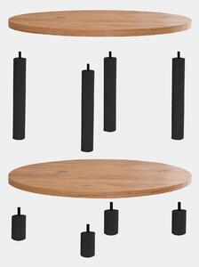 Konferenční stolek Robin (Černá + Borovice atlantic). 1072826
