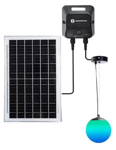 Aigostar-LED RGBW Solární lustr MESH 35W/3,7V 8000 mAh 2700K-6500K IP65 pr. 30 cm