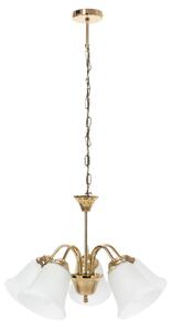 Toolight - Závěsná stropní lampa Vintage - zlatá - APP959-5CP