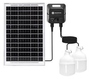 Aigostar - LED Solární lustr se senzorem 2xLED/35W/12V 6000 mAh 6500K pr. 10 cm