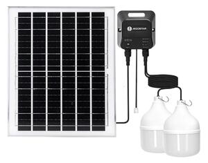 Aigostar - LED Solární lustr 2xLED/70W/12V 12000 mAh 6500K pr. 12 cm