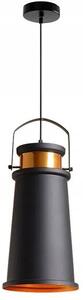 Toolight - Závěsná stropní lampa Asti A - černá/zlatá - APP173-1CP