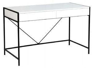 Tutumi - Psací stůl Loft - černá/bílá - 123x60 cm