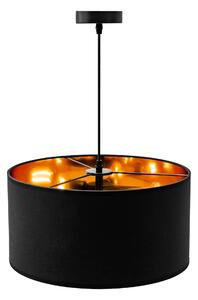 Toolight - Závěsná stropní lampa Cilinder - černá/zlatá - APP620-1CP