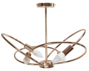 Toolight - Závěsná stropní lampa Paradise - růžově zlatá - 4APP1092-4C