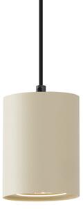 Moderní závěsná lampa béžová s černou pro kolejnicový systém 1-fázový GU10 70mm - Iconic Holt