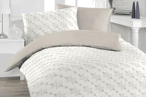 Florella Saténové polvečení Sante Beige Rozměr: 70x90 + 140x200 cm