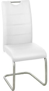 HOUPACÍ ŽIDLE, bílá, barvy nerez oceli Xora - Houpací židle