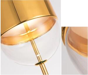 Toolight - Závěsná stropní lampa Zenit - zlatá - APP310-1CP