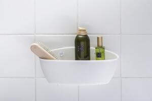 SPLASH držák, box s přísavkou do koupekny na šampóny KOZIOL (Barva bílá)