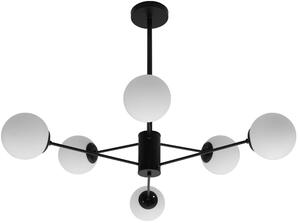 Toolight - Závěsná stropní lampa Sphere 6 - černá - APP262-6C